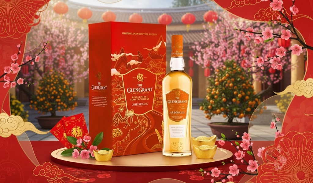 Thiết Kế Rực Rỡ Của Hộp Quà Tết Glen Grant Arboralis 2026