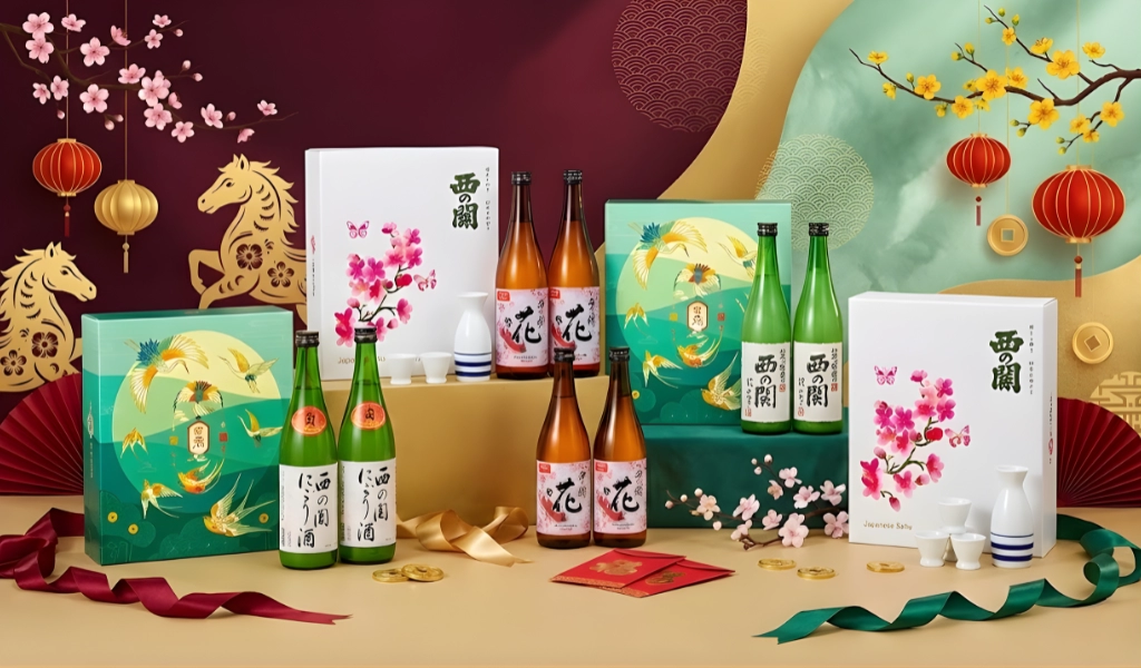 Rượu Sake Nhật Bản Hộp Quà