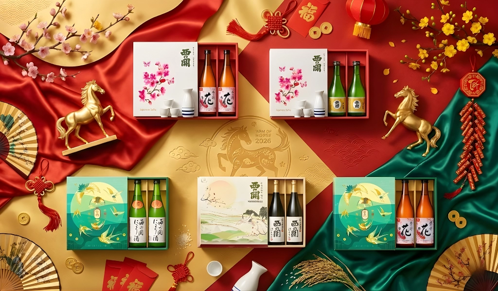 Hộp Quà Rượu Sake Nhật Chính Hãng