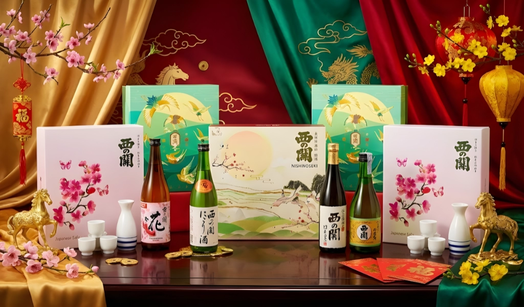 Hộp Quà Sake Nhật Bản Sang Trọng