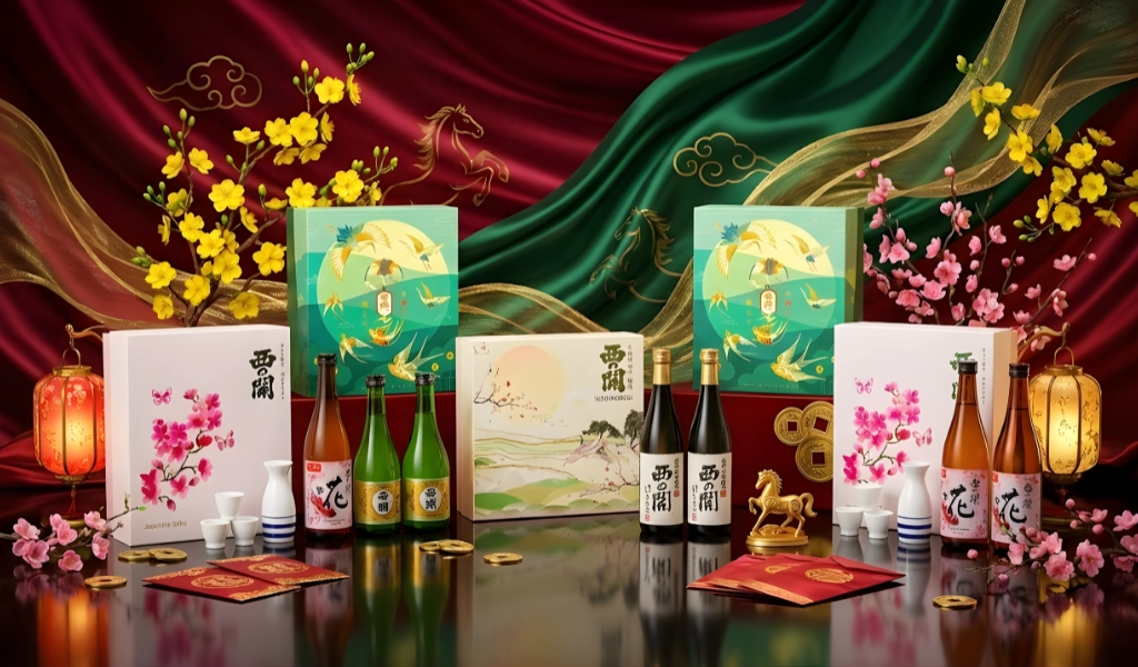 Rượu Sake Nhật Bản Phiên Bản Hộp Quà