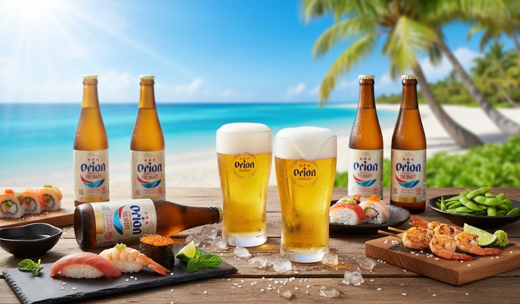 Bia Nhật Bản Orion Beer Bottle Êm Dịu