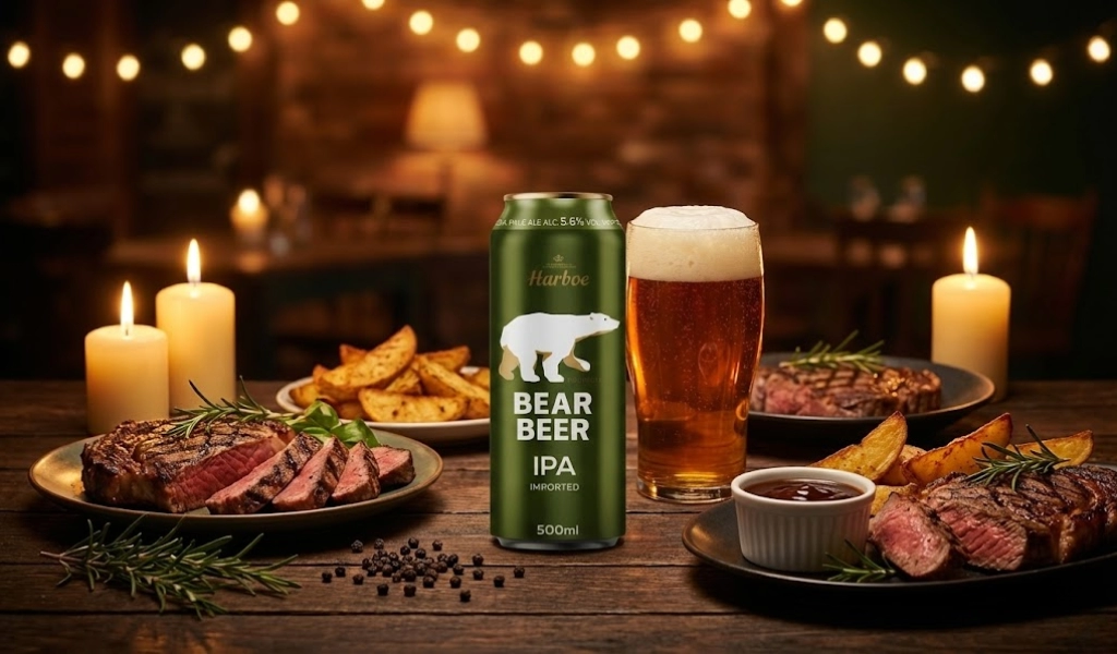 Harboe Bear Beer IPA Imported