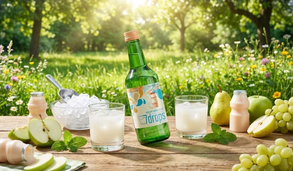 Rượu Soju Hàn Quốc 7 Drops Yogurt