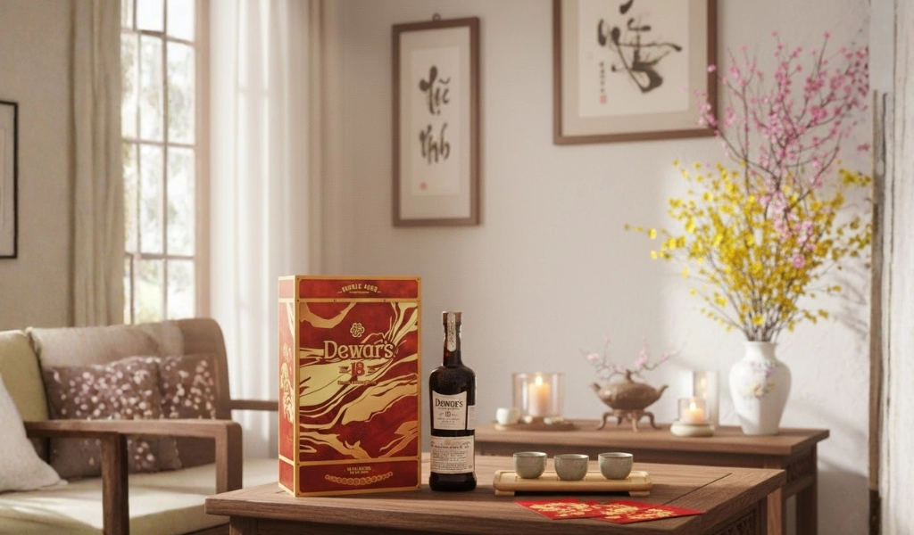 Dewar’s 18 Year Old Phiên Bản Hộp Quà Tết