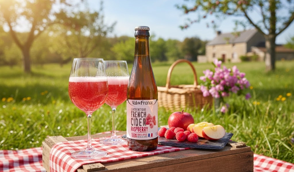 L'Authentique French Cider Val De France Raspberry 330ml Độc Đáo