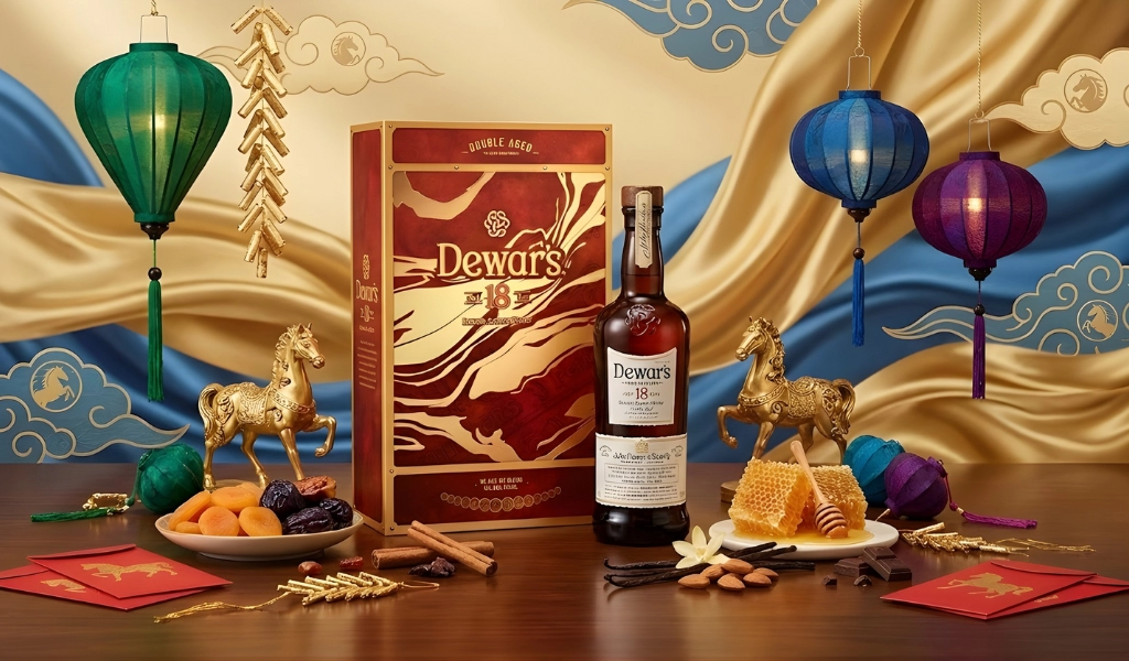 Whisky Dewar's Hộp Quà Tết May Mắn
