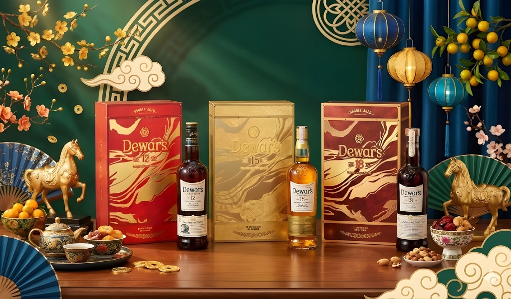 Whisky Dewar's Hộp Quà Tết Độc Đáo