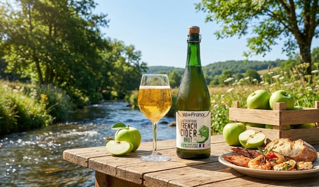 Nước Ép Táo Lên Men Pháp L'Authentique French Cider Val De France Brut 330ml