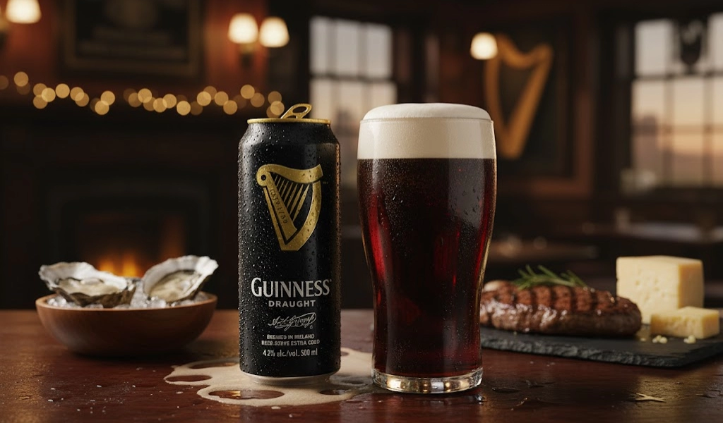 Bia Ireland Guinness Draught 4.2% 500ml Hài Hòa
