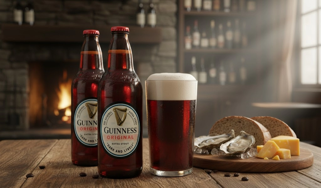 Bia Ireland Guinness Original Extra Stout 4.2% 500ml Ngọt Thanh
