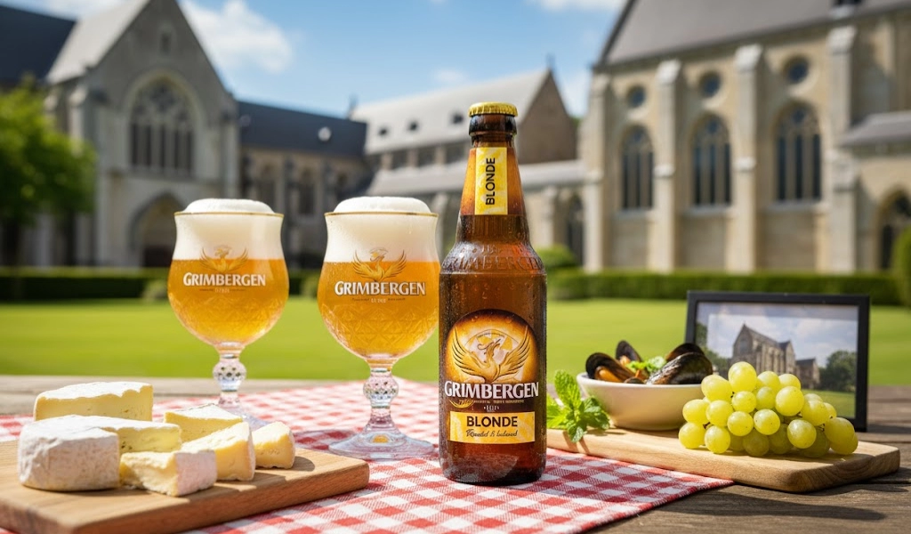 Bia Bỉ Grimbergen Blonde 6.7% 250ml Nhẹ Nhàng