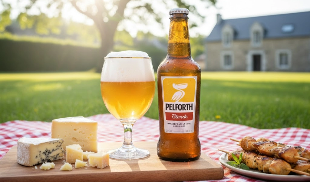 Bia Pháp Pelforth Blonde 5.8% 250ml Đậm Đà