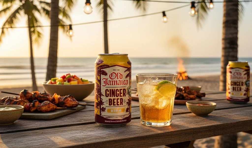 Bia Jamaica Không Cồn Old Jamaica Ginger Beer Sống Động