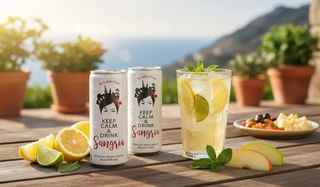 Nước Trái Cây Lên Men Sangria White 250ml Cân Bằng