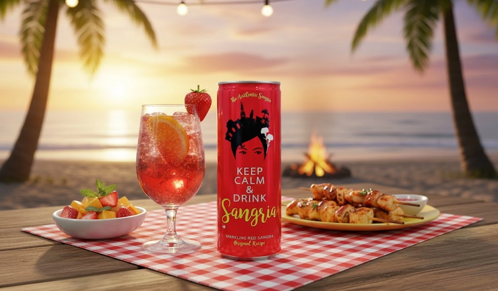 Nước Trái Cây Lên Men Sangria Red 250ml Sảng Khoái