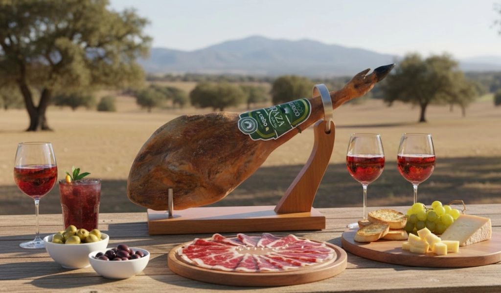 Deraza Iberico Cebo Đùi Sau Có Xương Đậm Đà