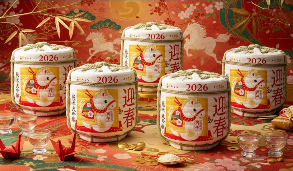 Rượu Sake Ota Junmai Daiginjo 2026 May Mắn