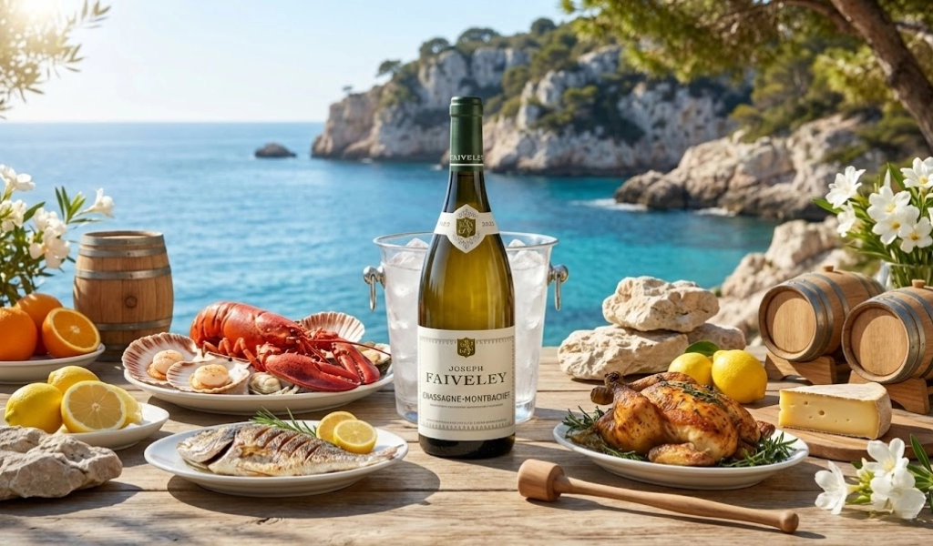 Rượu Vang Trắng Pháp Joseph Faiveley Chassagne Montrachet 2022