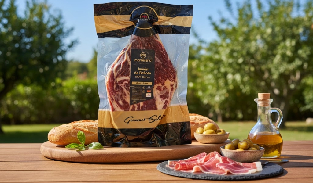 Montesano 100% Iberico Bellota Đùi Sau Không Xương Dinh Dưỡng