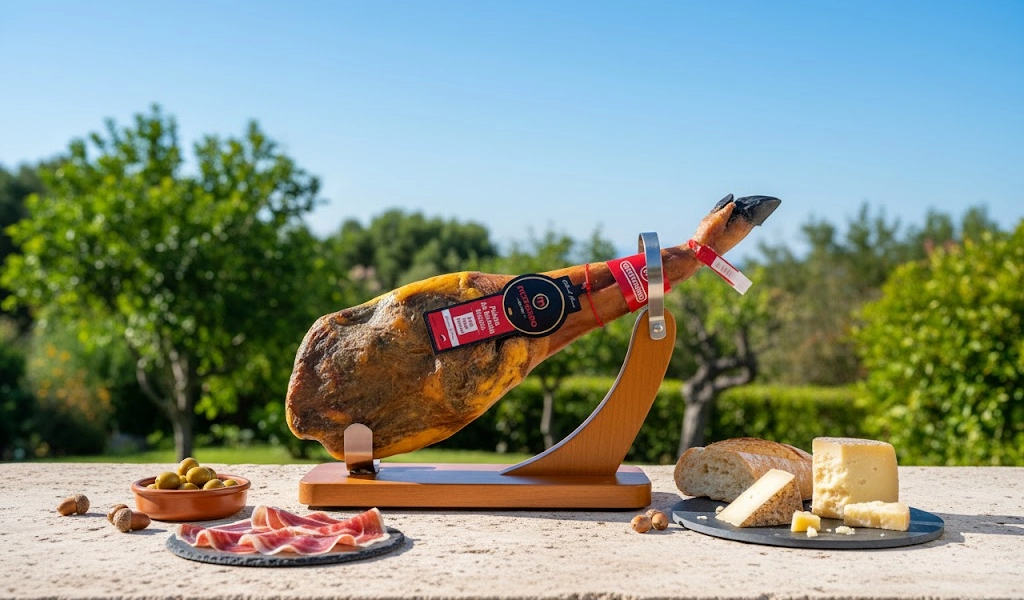 Montesano Iberico Bellota Đùi Trước Có Xương Hoàn Hảo