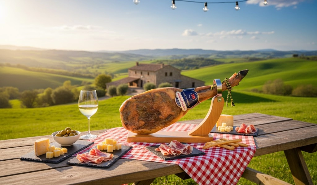 Montesano Iberico Cebo Đùi Trước Có Xương Chất Lượng