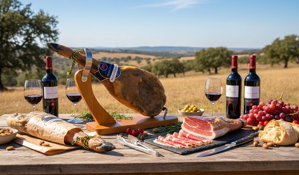 Montesano Iberico Cebo Đùi Trước Có Xương Đậm Đà