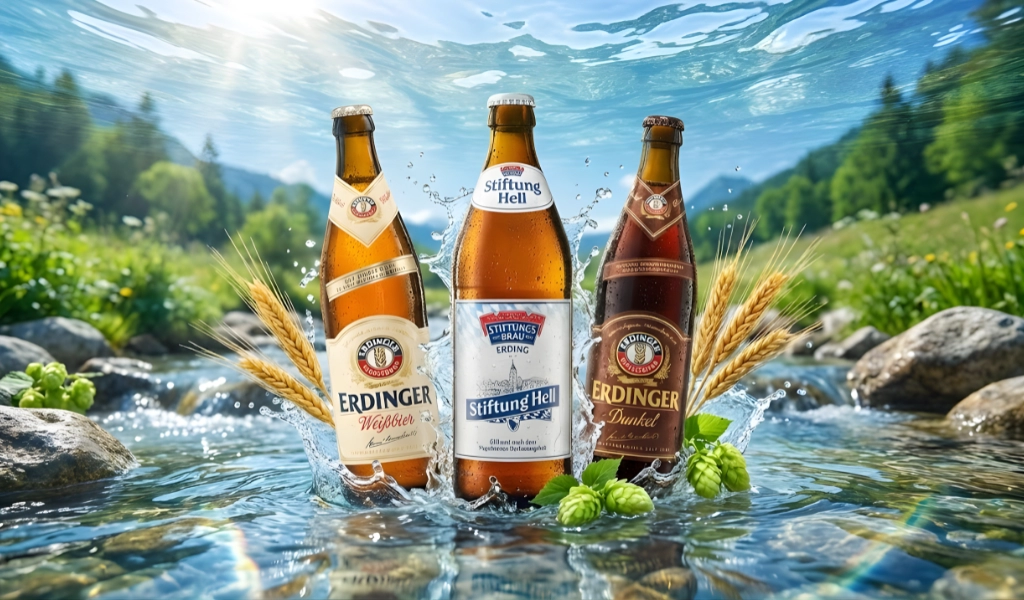 Nguồn Nước Sâu 160m Tạo Nên Sự Khác Biệt Của Bia Erdinger