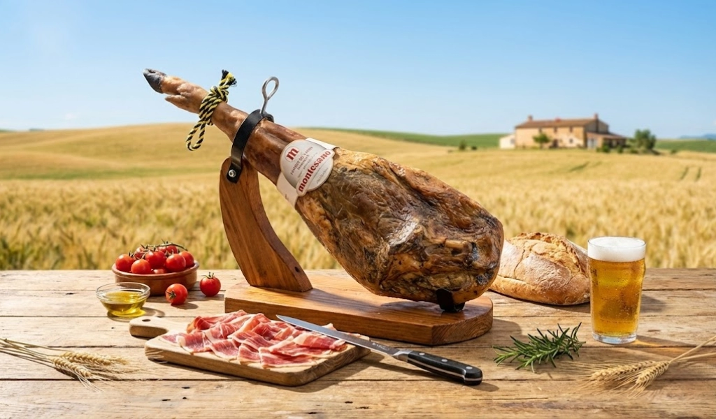 Montesano Iberico Cebo Đùi Sau Có Xương