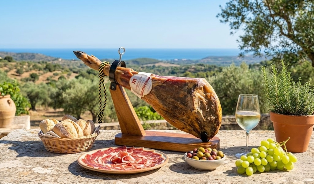 Đùi Heo Muối Montesano Iberico Cebo Đùi Sau Có Xương