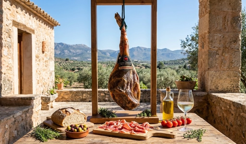 Đùi Heo Muối Montesano Serrano Đùi Sau Có Xương