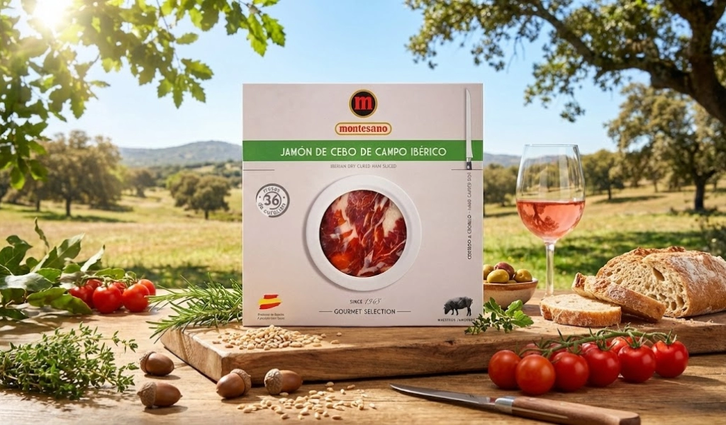 Đùi Heo Muối Montesano Cebo De Campo Iberico Đùi Sau Cắt Lát