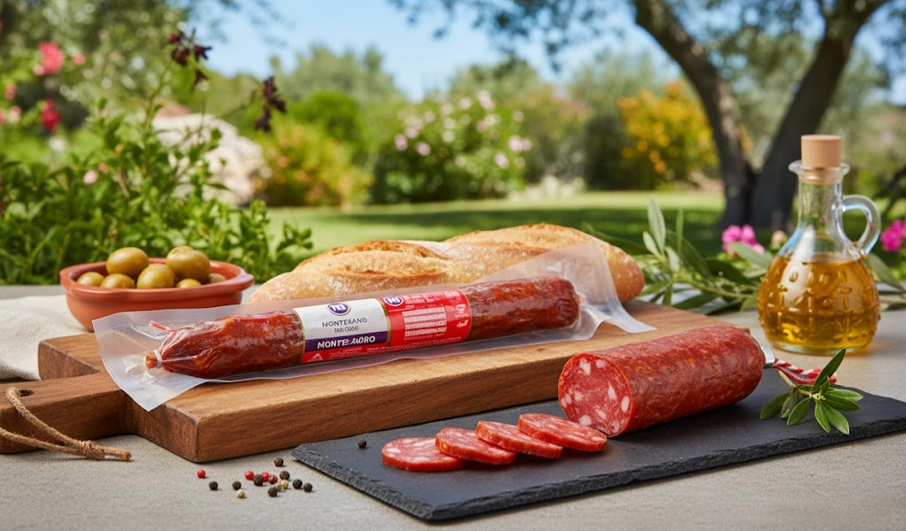 Xúc Xích Cay Montesano Iberico Vela Cebo Nồng Nàn