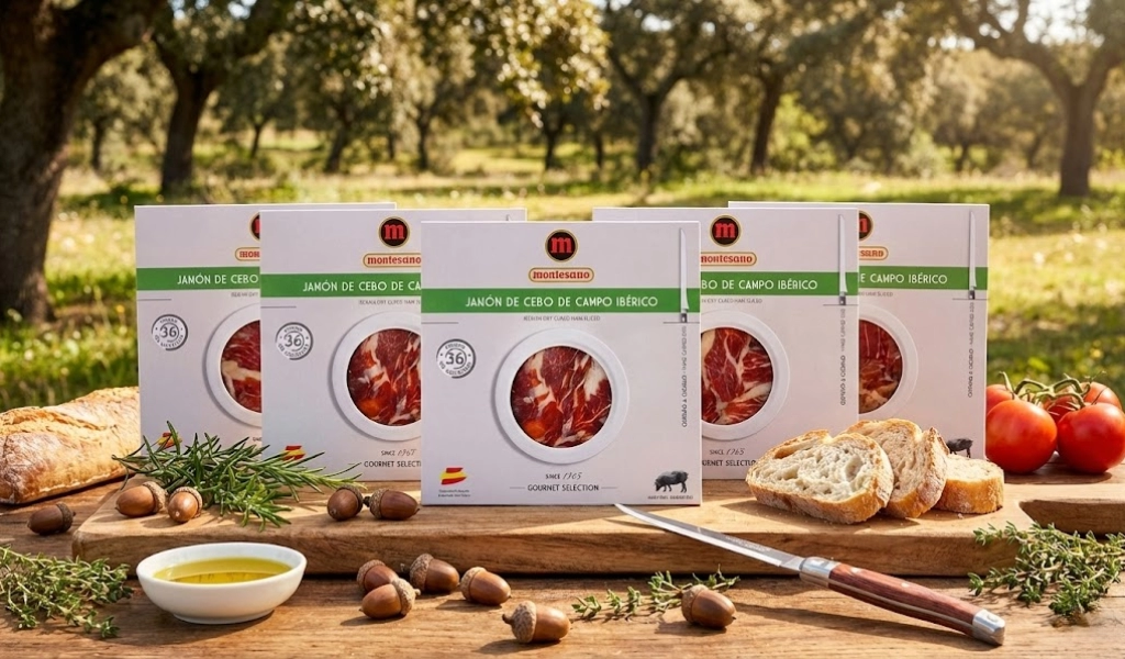 Montesano Cebo De Campo Iberico Đùi Sau Cắt Lát