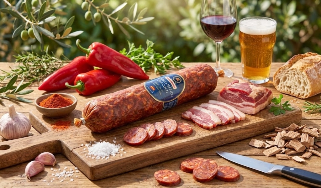 Montesano Iberico Cular Cebo Muối Nguyên Cây