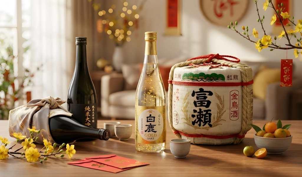 Rượu Sake Nhật Bản Biếu Tết