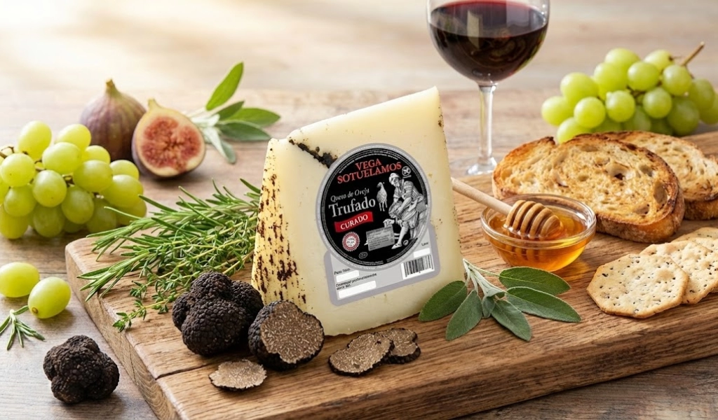 Phô Mai Sữa Cừu Nấm Truffle Vega Sotuelamos