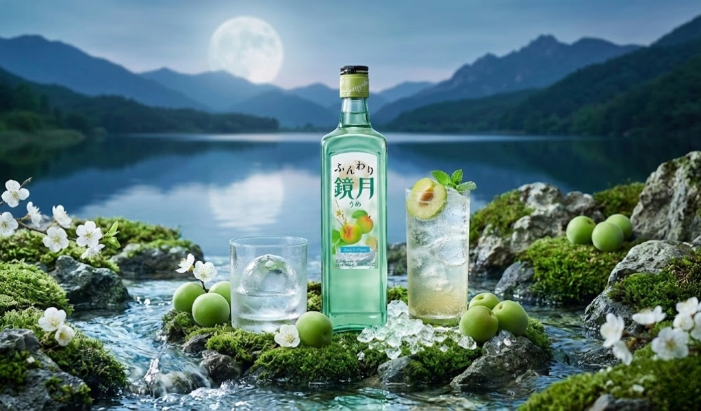 Rượu Soju Hàn Quốc Funwari Kyogetsu Ume