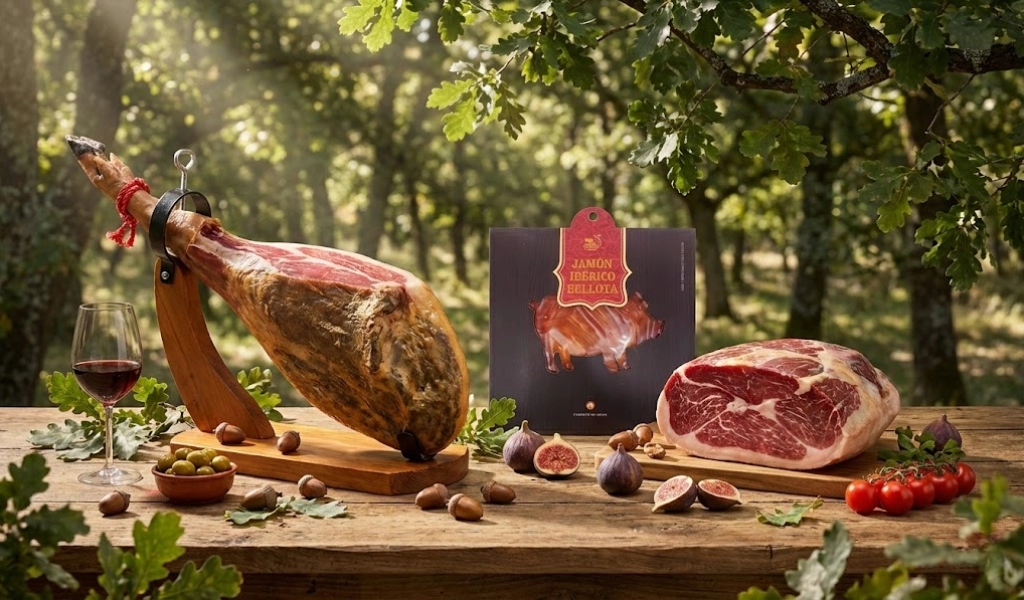 Đùi Heo Muối Nhãn Đỏ Bellota Iberico