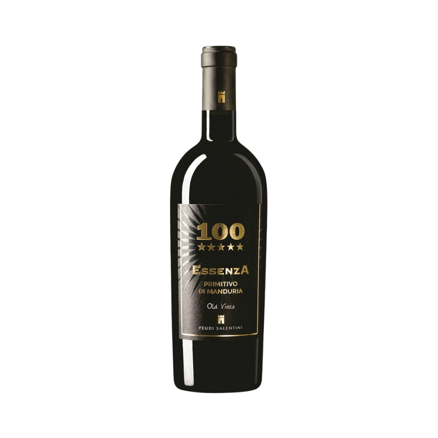 Rượu Vang Đỏ Ý 100 Essenza 2013 Primitivo Di Manduria