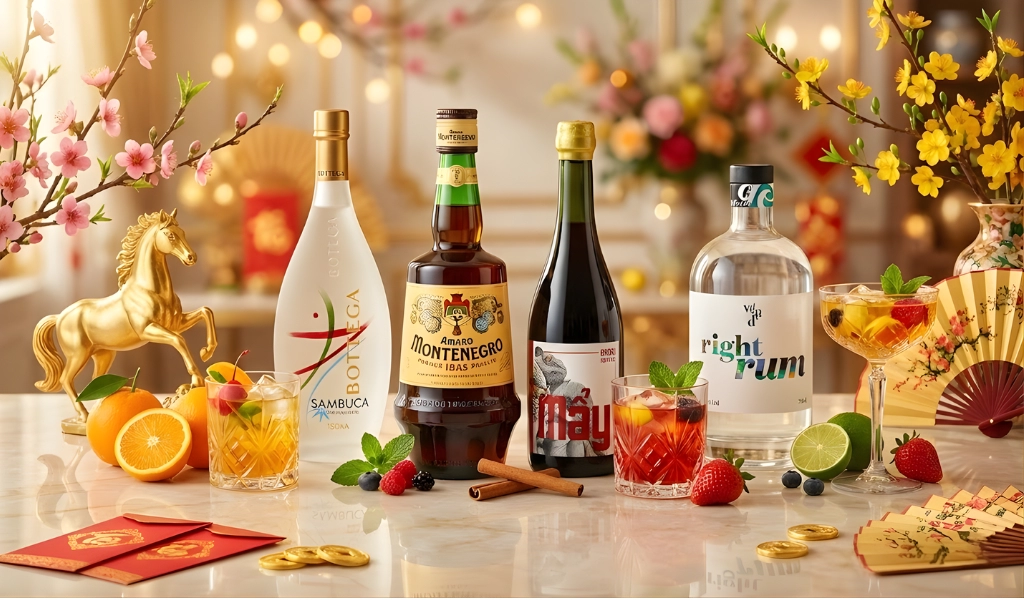 Cocktail Liqueur Hương Vị Trái Cây Lành Mạnh