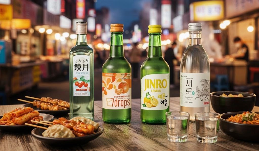 Rượu Soju Hàn Quốc Tươi Mát