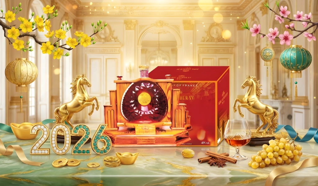 Rượu Brandy Pháp King Arthur XV XO 3L