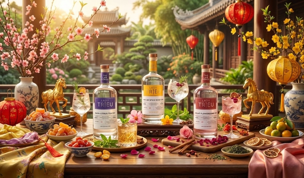 Rượu Gin Lady Triệu Đầu Năm Mới An Khang