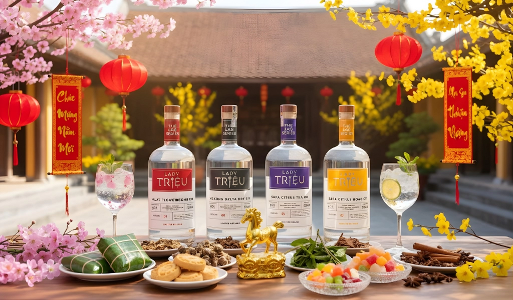 Rượu Gin Lady Triệu Đầu Năm Mới Thịnh Vượng