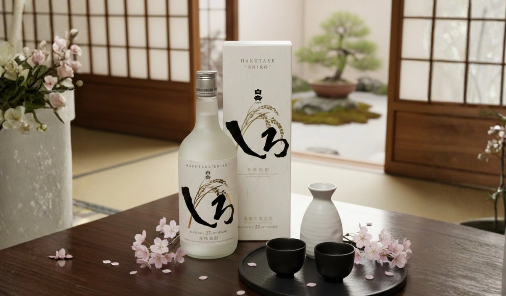 Rượu Shochu Nhật Bản Hakutake Shiro