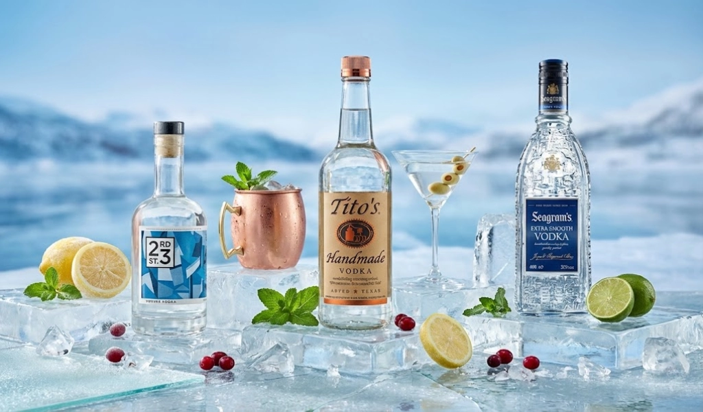 Rượu Vodka Rượu Nền Pha Chế