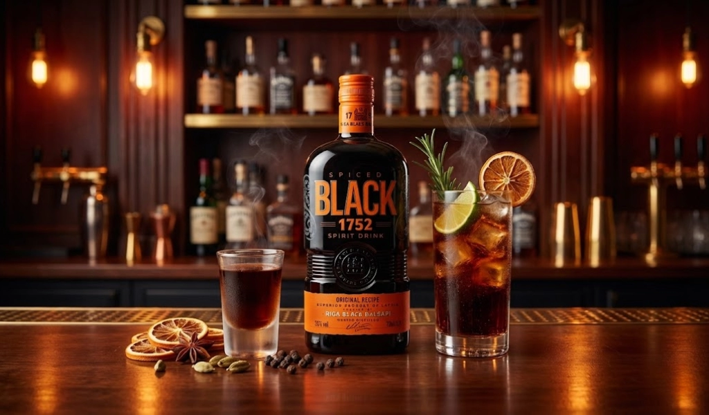 Rượu Rum Caribean Black 1752