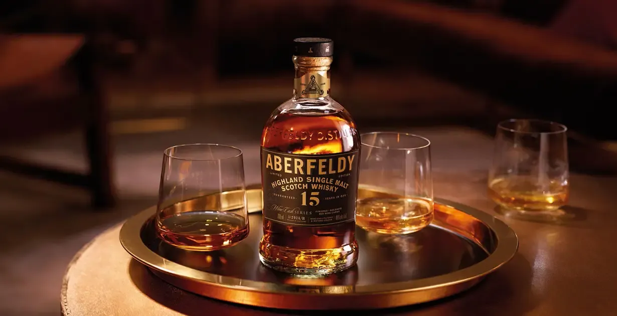 Aberfeldy 15 Year Old Ra Mắt Phiên Bản Thùng Vang Bolgheri