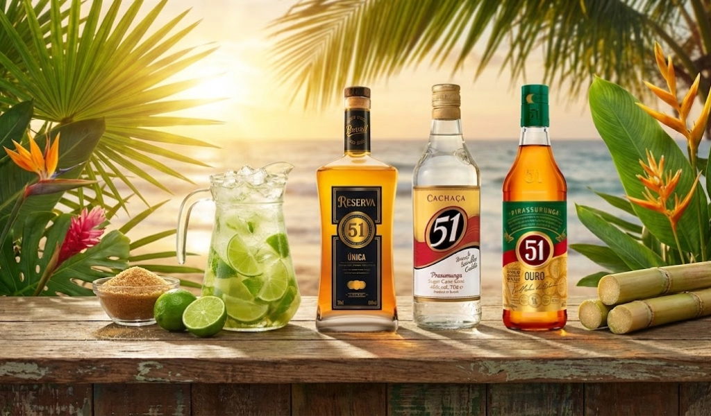 Thương Hiệu Rượu Rum Cachaca 51
